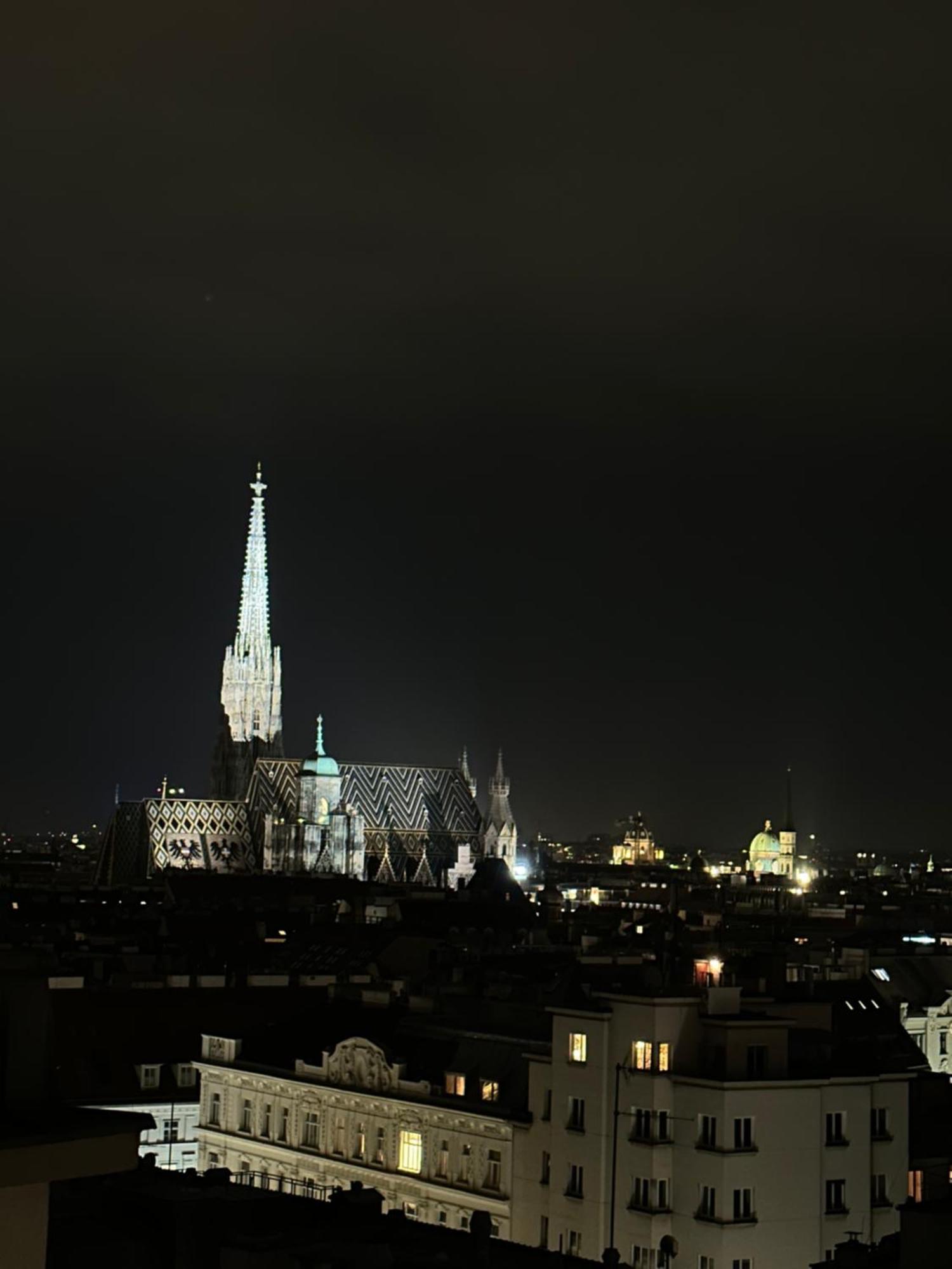 Center Apartment With 360° Rooftop Wien Exterior foto