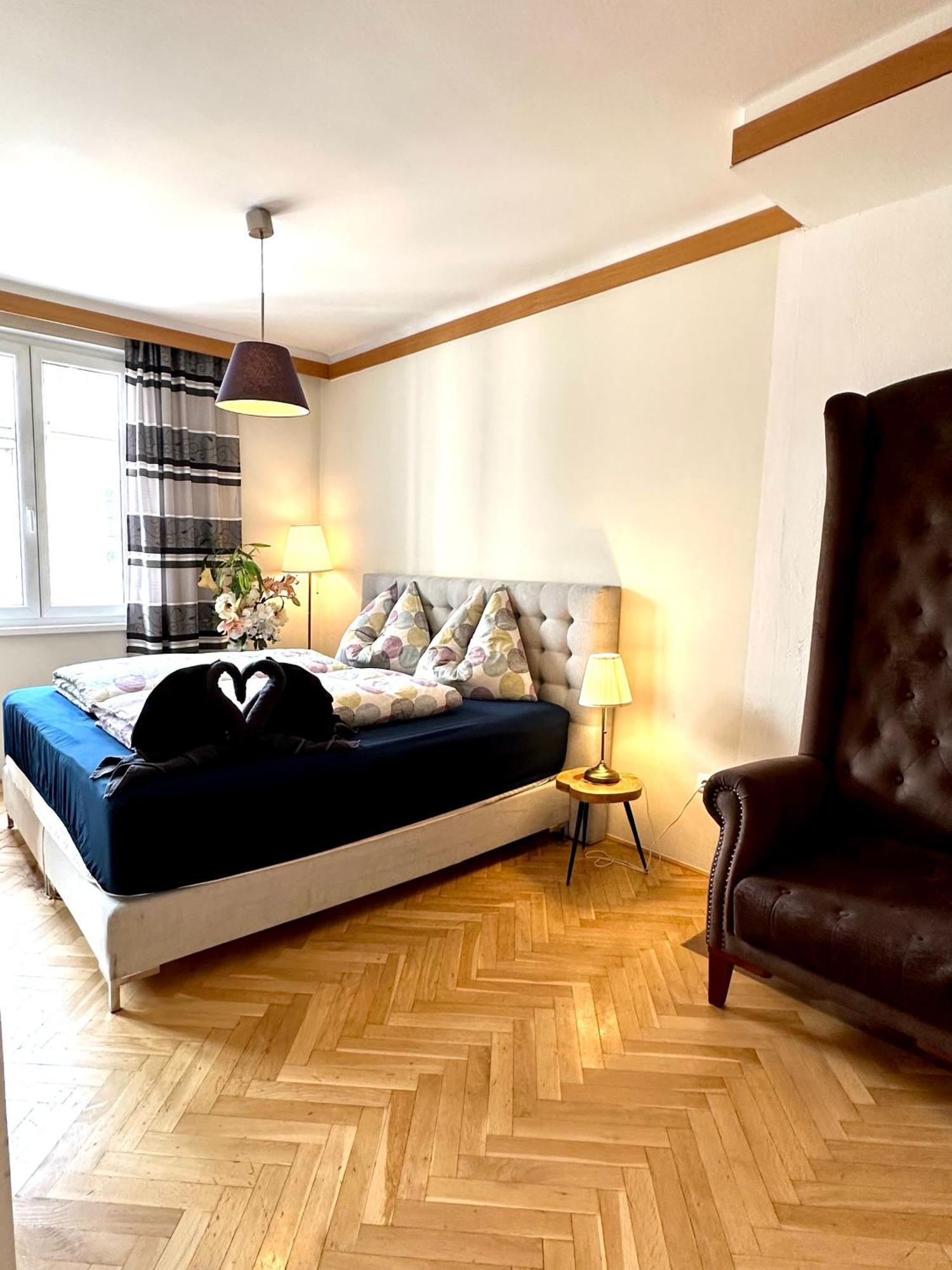 Center Apartment With 360° Rooftop Wien Exterior foto